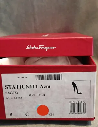 Zapatos Ferragamo Piel Tacón Negro
