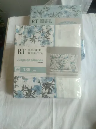 Funda Nórdica Roberto Torretta 135 cm y sabanas a