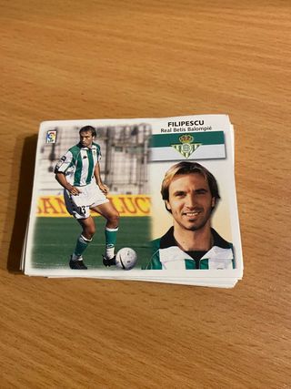 Cromo Filipescu Real Betis Balompié Liga 99/00