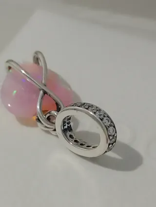 Pandora Charm Corazón Opalina Día Madre