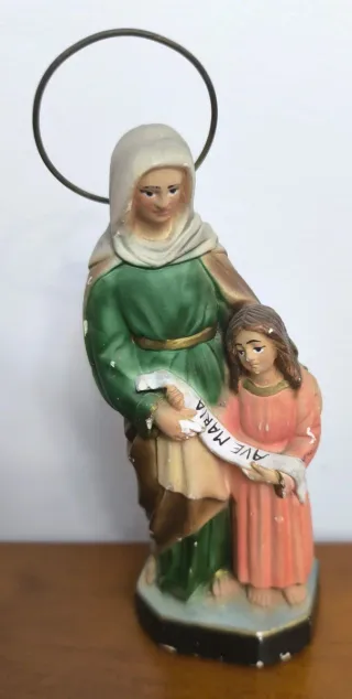 Lote figuras religiosas