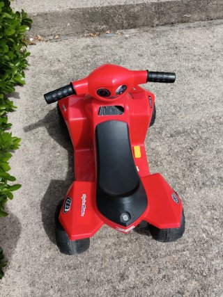 Quad Infantil Rojo y Negro