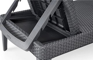 Keter Jaipur Tumbona de Jardín plegable Exterior