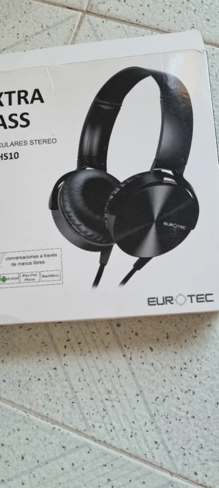 Auriculares Stereo EUROTEC CD-HS10 Negros