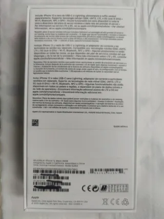 Caja Vacía iPhone 12 64GB