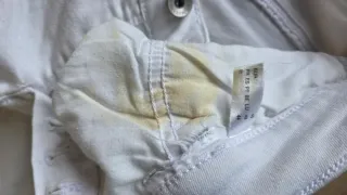 Pantalón pitillo blanco