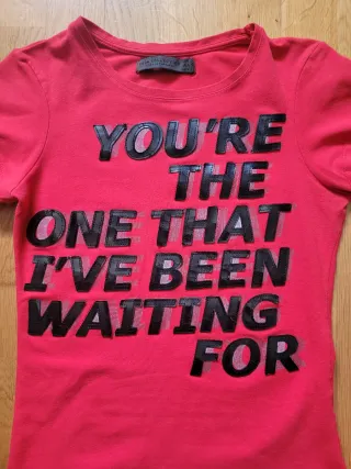 Camiseta Zara Roja Talla S