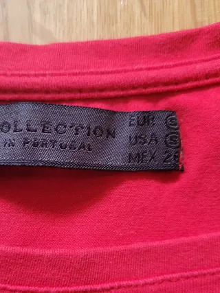 Camiseta Zara Roja Talla S