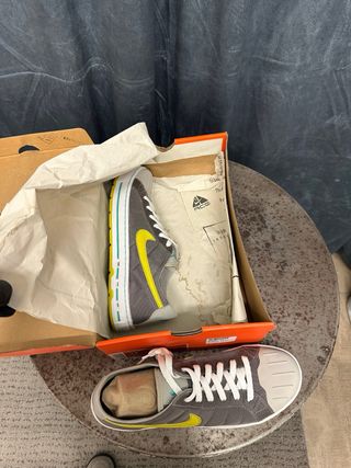 Nike Scarpe Grigie Gialle Taglia 44.5