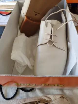 Zapatos Roly Poly Ceremonia Beige Niña