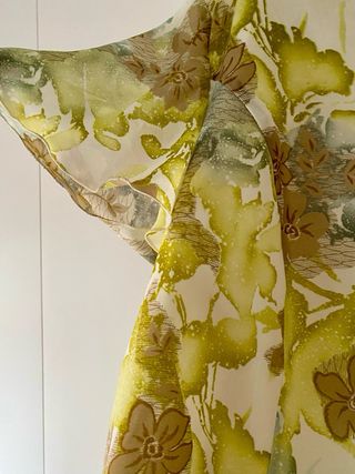 Conjunto fiesta nuevo floral vintage talla XXXL