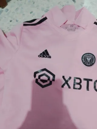 Conjunto niño fútbol rosa