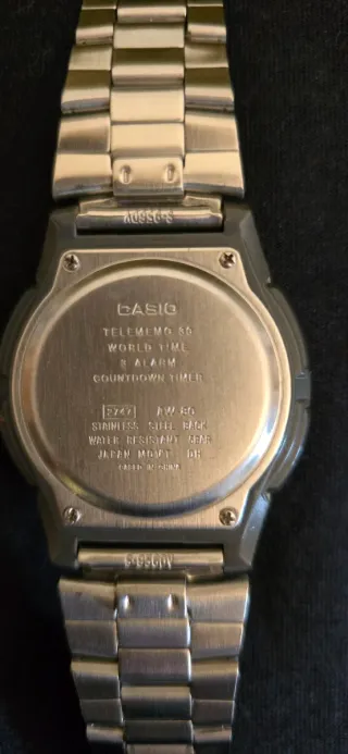 Casio AW-80 Telememo 30 Ana-Digi 10yr Batt