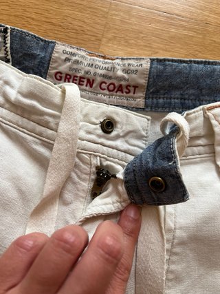 Pantalón Bermudas de lino estilo cargo para chico