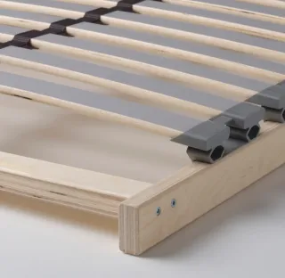 Cama individual blanca con cajones Ikea