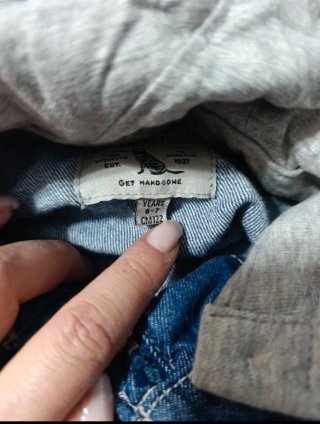 Giacca jeans bambino con cappuccio