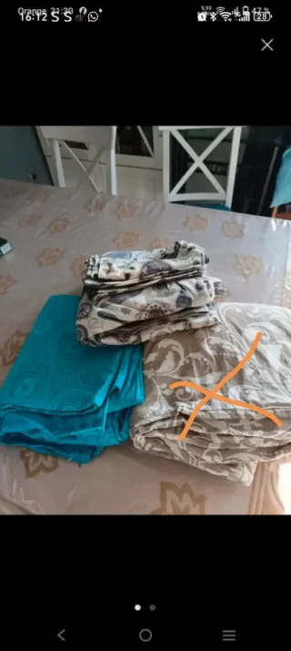 Fundas nórdicas de tela8€ las dos