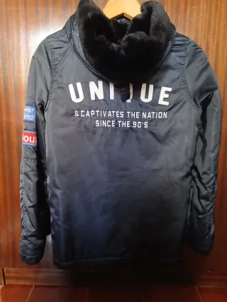 Anorak Bershka Azul Talla XS