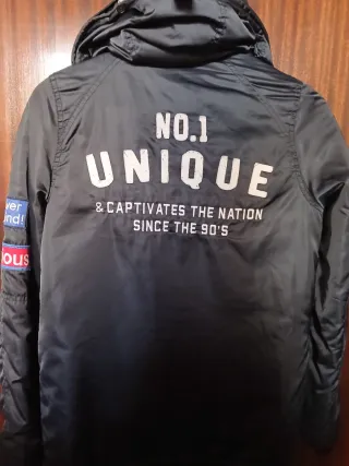 Anorak Bershka Azul Talla XS