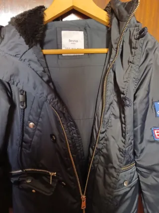 Anorak Bershka Azul Talla XS