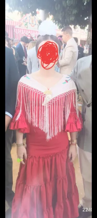 Traje Flamenca Niña Talla hasta 14