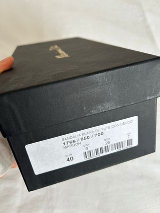 Sandalias Massimo Dutti Talla 40