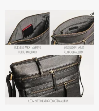 Bolso Lavalen Piel Genuina 100%