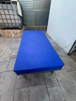 Cama articulada metálica