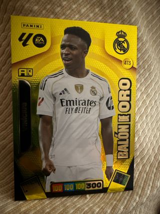 Panini Adrenalyn XL Vinicius Balón de Oro