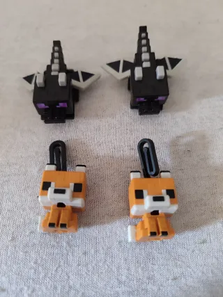Figuras Minecraft Enderman y Zorro