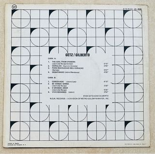 STAN GETZ JOAO GILBERTO VINILO LP JOBIM 1968