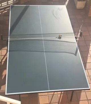 Mesa Ping Pong Boomerang Plegable Ruedas