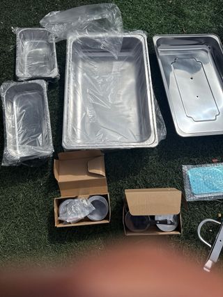 Juego Buffet Acero Inoxidable