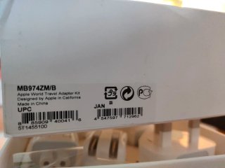Apple World Travel Adapter Kit Adaptador Viaje