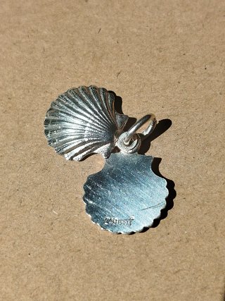 Colgante plata Cruz Roja Año Santo 2004