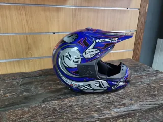 Casco Hebo Off Road Azul CRAZ X2