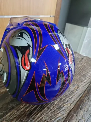 Casco Hebo Off Road Azul CRAZ X2