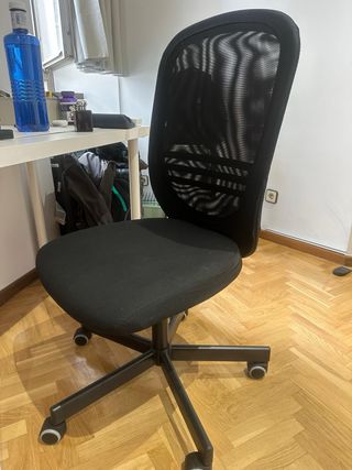 Silla de oficina Ikea negra