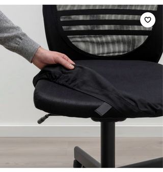 Silla de oficina Ikea negra