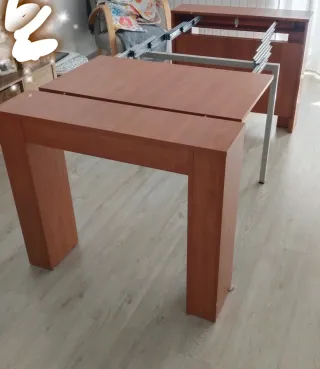 Mesa comedor extensible madera