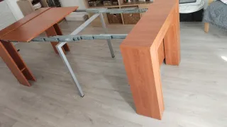 Mesa comedor extensible madera