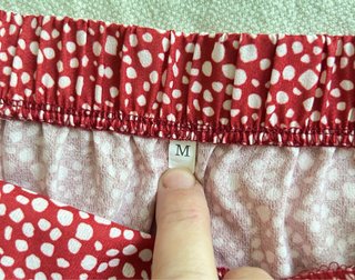 Falda corta estampada Talla M