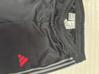 Calças de fato de treino pretas adidas