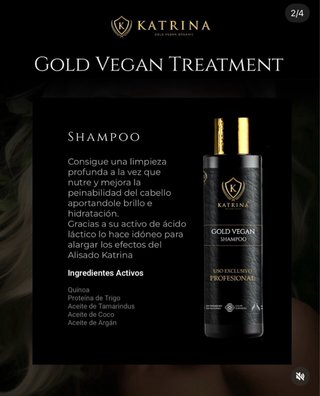 Tratamiento Capilar Katrina Gold Vegan
