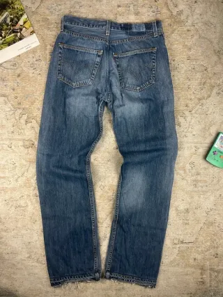 Levi's 501 Jeans Vintage Desgastados Botones