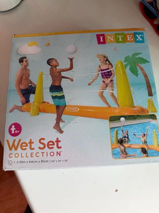 Juego Piscina Inflable Intex Wet Set Collection