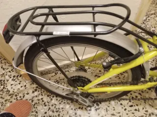 Bicicleta Paseo Plegable Amarilla