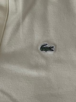 Polo Lacoste Mujer Mantequilla