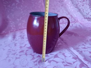 Antico zuppiere in porcellana di 22,5 cm di altezza