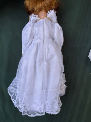 Muñeca Porcelana Primera Comunión Caja Nueva